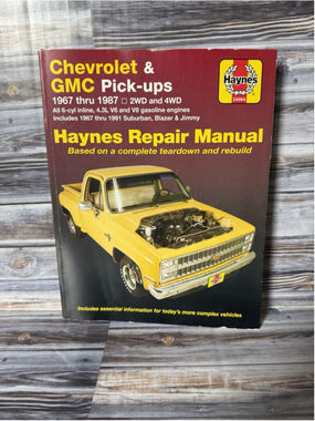 Haynes Repair Manual 24064 Chevrolet & GMC Pick-Ups 1967 thru 1987 - 2WD and 4WD